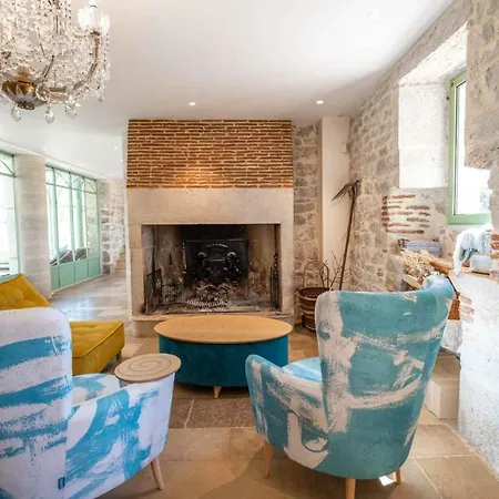 Mas Des Sylves - Piscine Interieure Chauffee - Parc De 100 Hectares Landhaus *