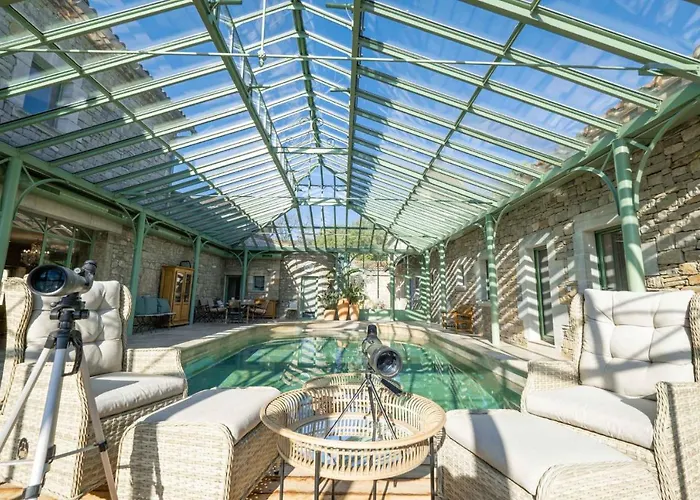 Mas Des Sylves - Piscine Interieure Chauffee - Parc De 100 Hectares * Saint-Antonin