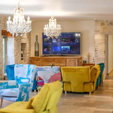 Mas Des Sylves - Piscine Interieure Chauffee - Parc De 100 Hectares Сент-Антонен